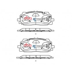 Plaquettes de frein avant DBA Audi E-tron 2018 - On F 