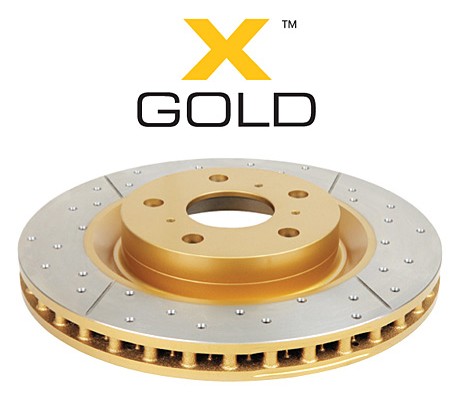 Disque de frein avant DBA Street Series X-GOLD • Ventilé et rainuré-percé • DBA2096X • Ø360mm