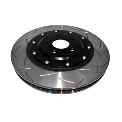 Disque de frein avant gauche DBA 5000 Series T3 bol noir • Ventilé et rainuré asymétrique • DBA52379BLKLS • Ø390mm