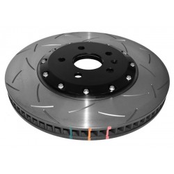 Disque de frein avant droit DBA 5000 Series T3 bol noir • Ventilé et rainuré asymétrique • DBA52608BLKRS • Ø370mm