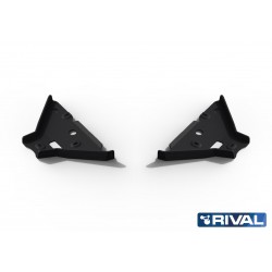 Paire de protections de triangles inférieurs avant RIVAL 2111.1863.1.3 • Acier embouti 3mm