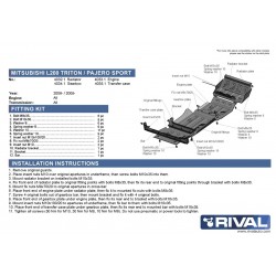 Protection boite de transfert RIVAL 2333.4035.1 