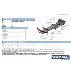 Protection moteur (ski 1/2) RIVAL 2333.5789.1 • Aluminium embouti 4mm