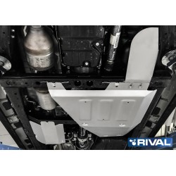 Protection boite de transfert + AdBlue + sonde lamdba RIVAL 2333.9526.1.6 • Aluminium embouti 6mm