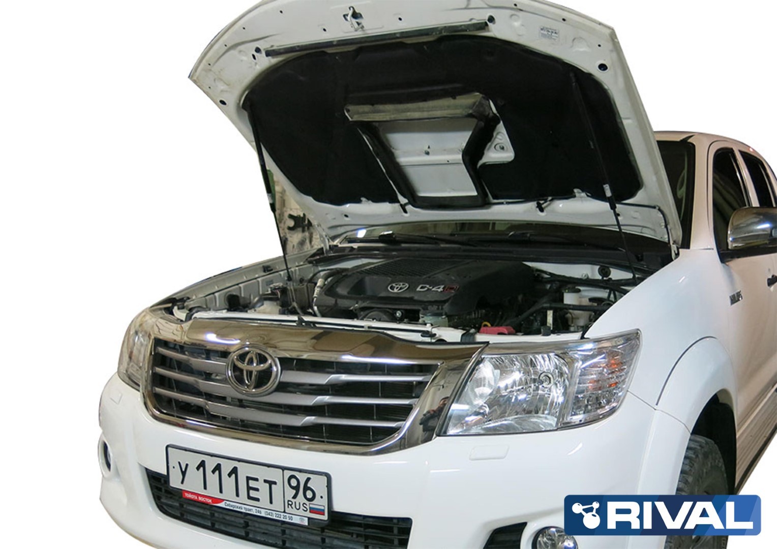 Kit vérin de capot RIVAL 2A.ST.5704.1 • Toyota Hilux Vigo 2005-2015