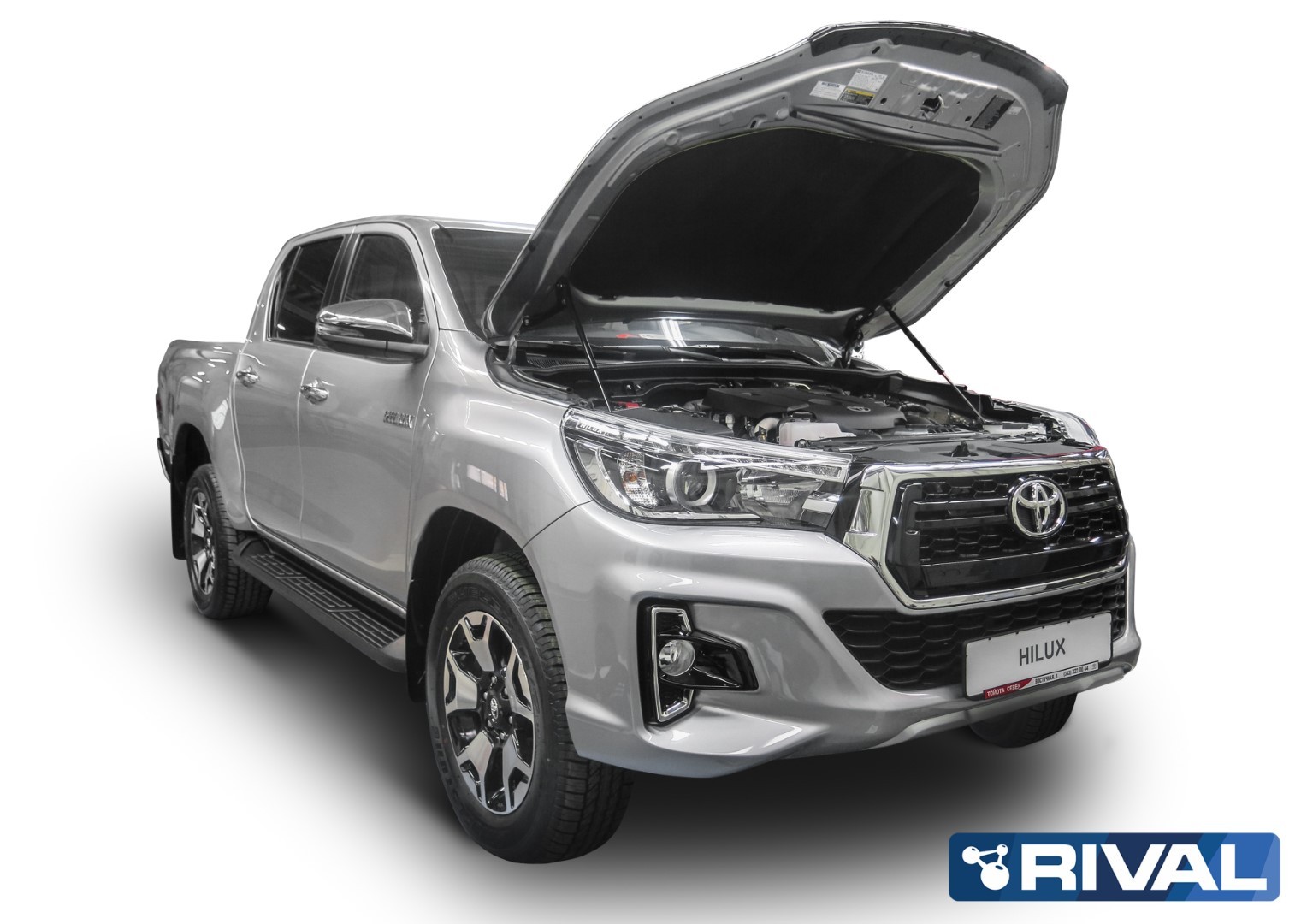 Kit vérin de capot RIVAL 2A.ST.5708.1 • Toyota Hilux 2015+