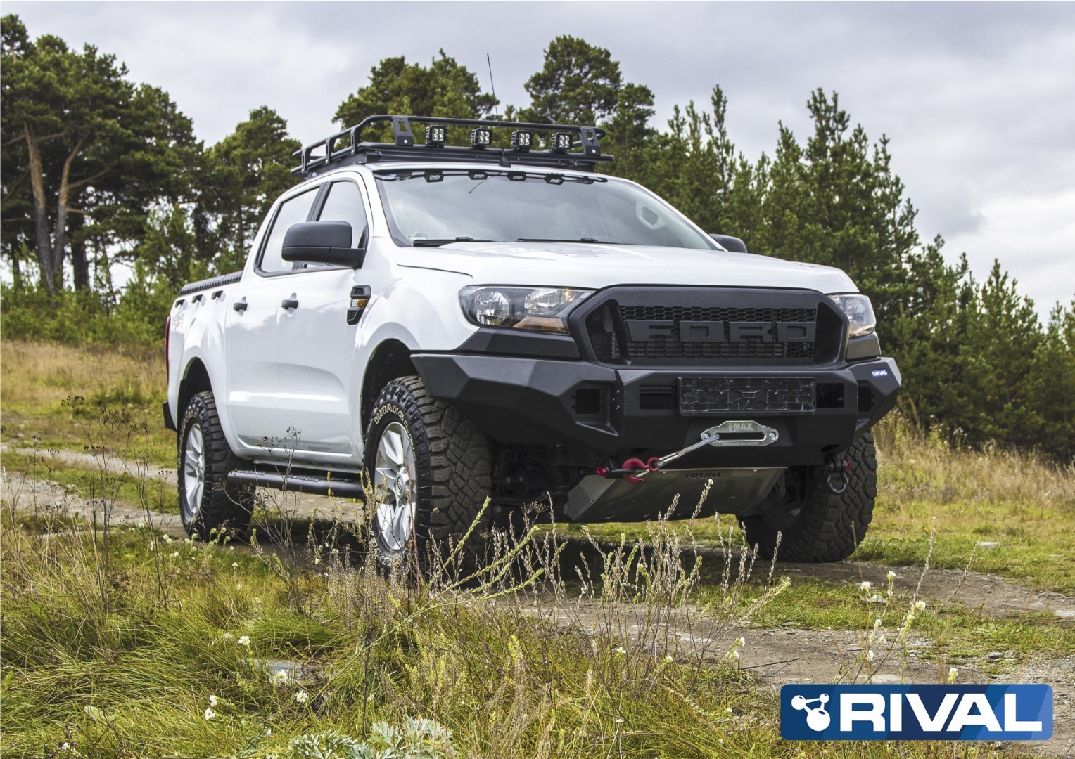 Pare-choc renforcé avant RIVAL 2D.1808.1 • Ford Ranger 2015-2022