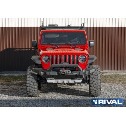 Pare-choc renforcé avant RIVAL Wide 2D.2701.2 • Jeep Wrangler JK 2007-2018 Jeep Wrangler JL 2018+ Jeep Gladiator JT 2019+