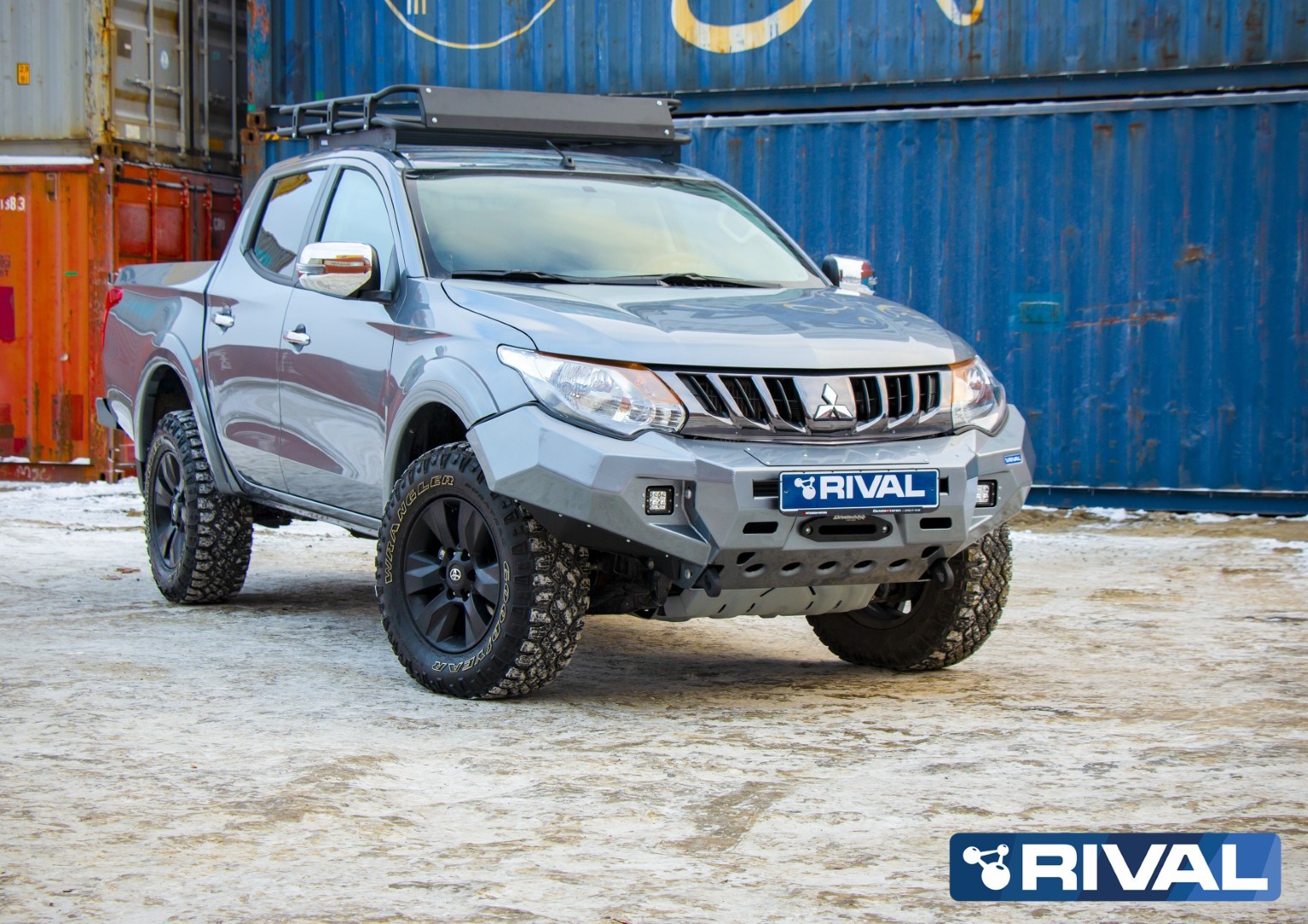 Pare-choc renforcé avant RIVAL 2D.4001.1 • Mitsubishi L200 KL 2015-2018