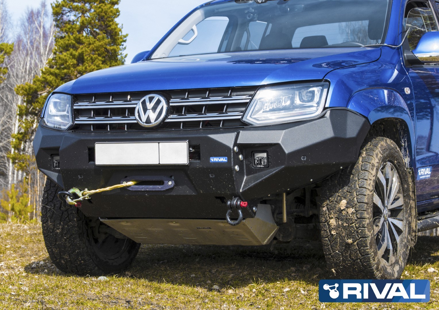 Pare-choc renforcé avant RIVAL 2D.5807.1 • Volkswagen Amarok 2010-2023