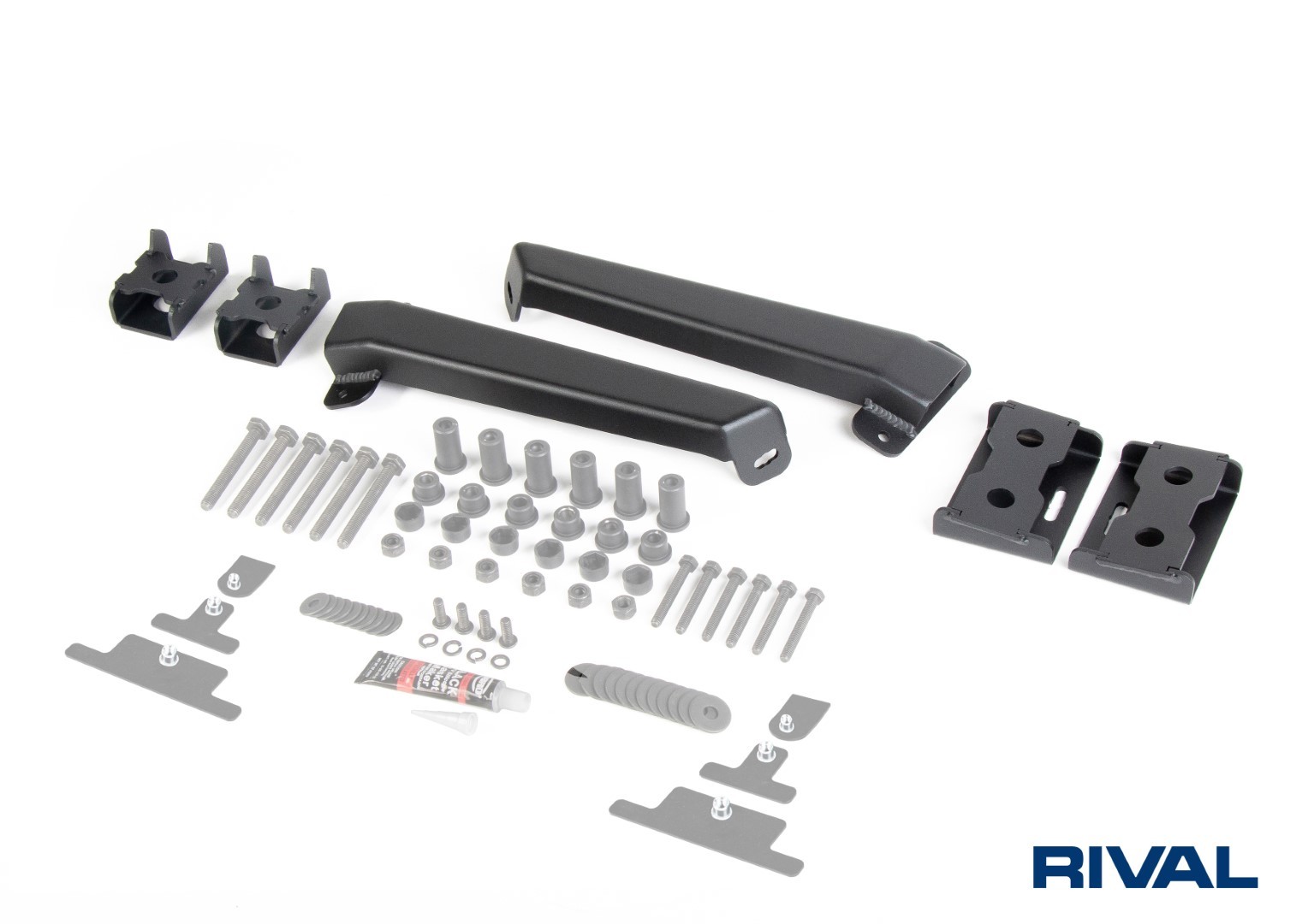 Kit de renfort de hard top pour montage de galerie modulaire RIVAL sur Jeep Wrangler JL 4 portes 2018+