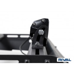 Support universel de montage de barre LED sur galerie modulaire RIVAL