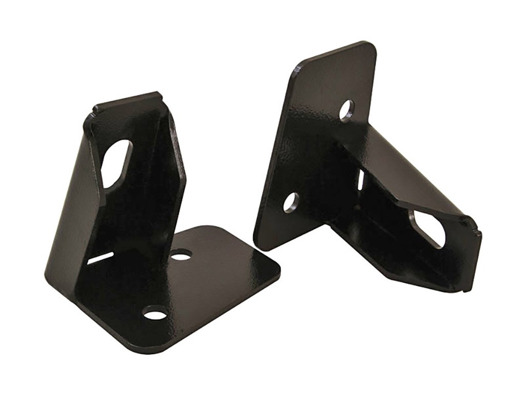 Supports de phares additionnels FRONT RUNNER pour charnieres de pare-brise de Jeep Wrangler JK 2007+