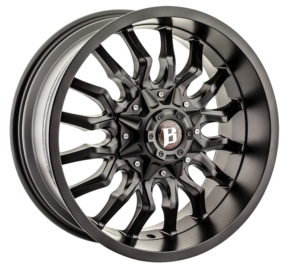 Jante Aluminium 4x4 BALLISTIC 972 9x18 5x139,7/5x150 CB110 ET+18 Black