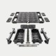 Système DECKED Gen2 de double plancher avec 2 tiroirs pour Fiat Ducato (2014+) • Empattement 3454mm 