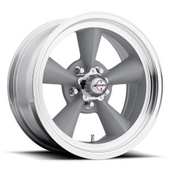 Jante aluminium 4x4 AMERICAN RACING VN309 TT O Vintage Silver W/ Machined LIP • 15"x8.5" • 5x114.3 • CB83.06 • ET-24 