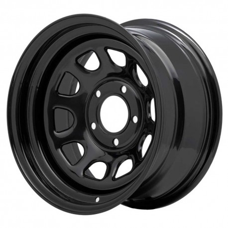 Jante acier renforcée PRO COMP Rock Crawler 51 Flat Black • 15"x8" • 5x114.3 • CB83 • ET-19 