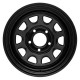 Jante acier renforcée PRO COMP Rock Crawler 51 Flat Black • 15"x8" • 5x114.3 • CB83 • ET-19 