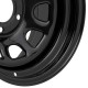 Jante acier renforcée PRO COMP Rock Crawler 51 Flat Black • 15"x8" • 5x114.3 • CB83 • ET-19 