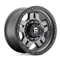 Jante aluminium 4x4 FUEL D558 Anza Matte GUN Metal Black Bead Ring • 15"x8" • 5x114.3 • CB72.56 • ET-18 