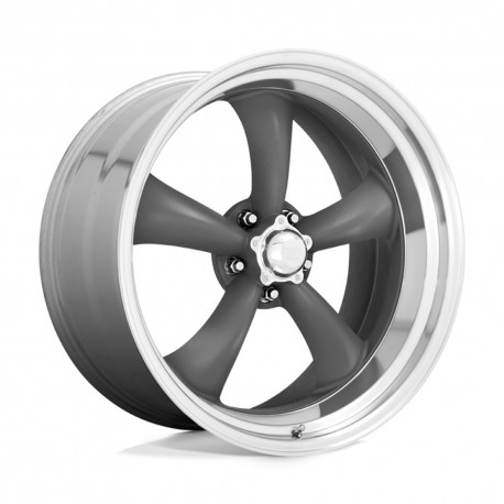 Jante aluminium 4x4 AMERICAN RACING VN215 Classic Torq Thrust II MAG Gray W/ Machined LIP • 15"x8" • 5x114.3 • CB83.06 • ET0 