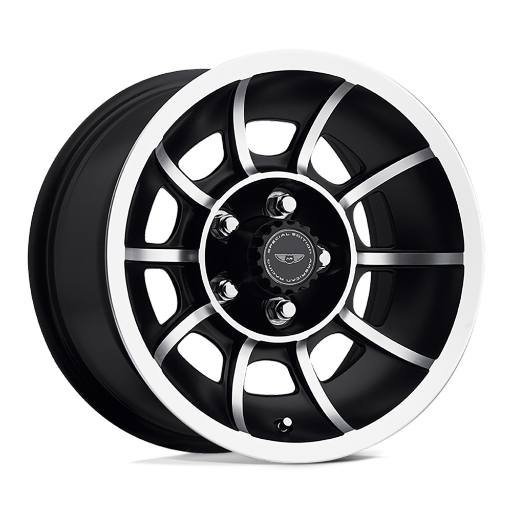 Jante aluminium 4x4 AMERICAN RACING VN47 Vector Satin Black Machined • 15"x8.5" • 5x114.3 • CB86 • ET6