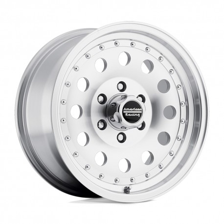 Jante aluminium 4x4 AMERICAN RACING AR62 Outlaw II Machined W/ Clear Coat • 15"x10" • 5x139.7 • CB108 • ET-38 