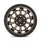 Jante aluminium 4x4 FUEL D696 Covert Matte Bronze Black Bead Ring • 15"x8" • 6x139.7 • CB108 • ET-19 