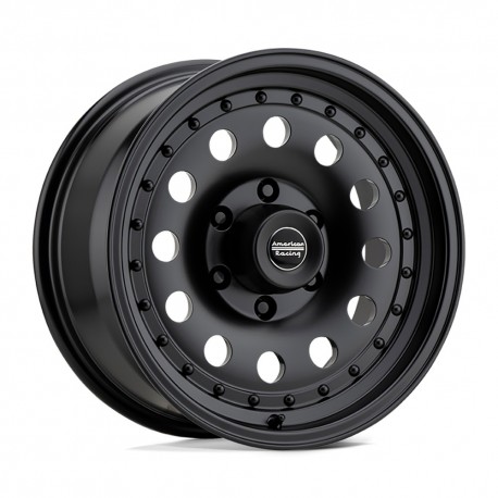 Jante aluminium 4x4 AMERICAN RACING AR62 Outlaw II Satin Black • 16"x8" • 5x114.3 • CB83.06 • ET0 