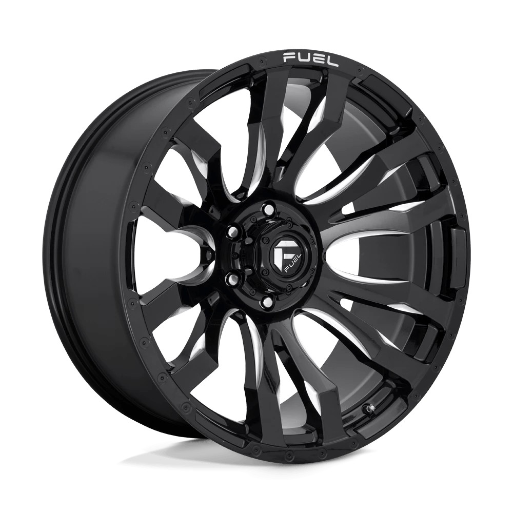 Jante aluminium 4x4 FUEL D673 Blitz Gloss Black Milled • 16"x8" • 5x139.7 • CB108 • ET1