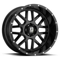 Jante aluminium 4x4 KMC XD820 Grenade Gloss Black XD Series • 16"x7" • 5x160 • CB65.07 • ET42