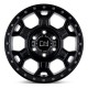 Jante aluminium 4x4 BLACK RHINO Matte Black W/ Gunmetal Bolts Midhill • 16"x8" • 6x130 • CB84.1 • ET45 