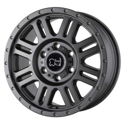 Jante aluminium 4x4 BLACK RHINO Matte Gunmetal Yellowstone • 16"x8" • 6x130 • CB84.1 • ET45