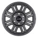 Jante aluminium 4x4 BLACK RHINO Matte Gunmetal Yellowstone • 16"x8" • 6x130 • CB84.1 • ET45 