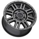 Jante aluminium 4x4 BLACK RHINO Matte Gunmetal Yellowstone • 16"x8" • 6x130 • CB84.1 • ET45 