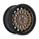 Jante aluminium 4x4 FUEL D634 Zephyr Matte Bronze Black Bead Ring • 17"x8" • 5x100 • CB56,5 • ET38 