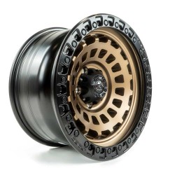 Jante aluminium 4x4 FUEL D634 Zephyr Matte Bronze Black Bead Ring • 17"x8.5" • 5x108 • CB63.36 • ET25