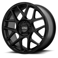 Jante aluminium 4x4 KMC KM708 Satin Black • 17"x8" • 5x110 • CB72.6 • ET38 