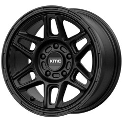 Jante aluminium 4x4 KMC KM716 Satin Black • 17"x8" • 5x110 • CB72.6 • ET38 