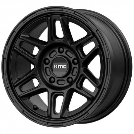 Jante aluminium 4x4 KMC KM716 Satin Black • 17"x8" • 5x110 • CB72.6 • ET38 