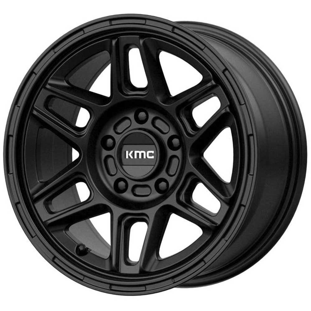 Jante aluminium 4x4 KMC KM716 Satin Black • 17"x8" • 5x110 • CB72.6 • ET38