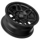 Jante aluminium 4x4 KMC KM716 Satin Black • 17"x8" • 5x110 • CB72.6 • ET38 