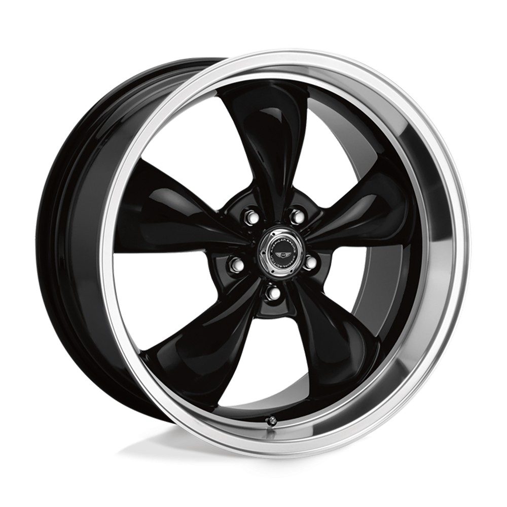 Jante aluminium 4x4 AMERICAN RACING AR105 Torq Thrust M Gloss Black W/ Machined LIP • 17"x7" • 5x114.3 • CB72.56 • ET0