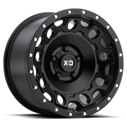 Jante aluminium 4x4 KMC XD129 Holeshot Satin Black XD Series • 17"x8.5" • 5x114.3 • CB72.56 • ET34 