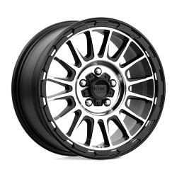 Jante aluminium 4x4 KMC KM542 Impact Satin Black Machined • 17"x8" • 5x114.3 • CB72.56 • ET35 