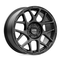 Jante aluminium 4x4 KMC KM708 Bully Satin Black • 17"x8" • 5x114.3 • CB72.56 • ET38 