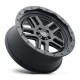 Jante aluminium 4x4 BLACK RHINO Textured Matte Black Barstow • 17"x8" • 5x120 • CB76.1 • ET30 