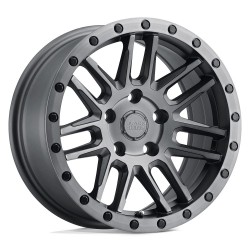 Jante aluminium 4x4 BLACK RHINO Matte Brushed Gunmetal W/ Black Bolts Arches • 17"x8" • 5x120 • CB76.1 • ET30 