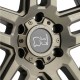 Jante aluminium 4x4 BLACK RHINO Matte Black/Matte Bronze Barstow • 17"x8" • 5x120 • CB76.1 • ET30 