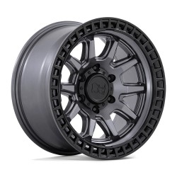 Jante aluminium 4x4 BLACK RHINO Matte Gunmetal W/ Matte Black LIP Calico • 17"x8.5" • 5x120 • CB74.1 • ET34 